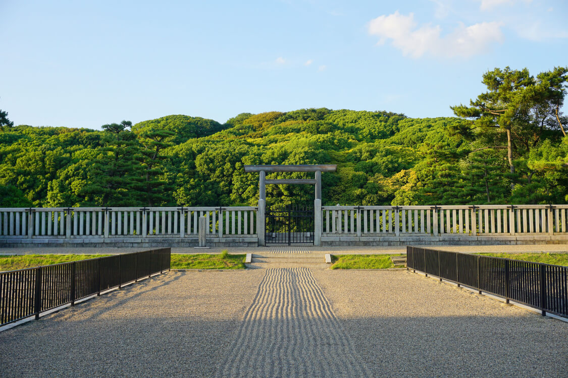 仁徳天皇陵の入り口