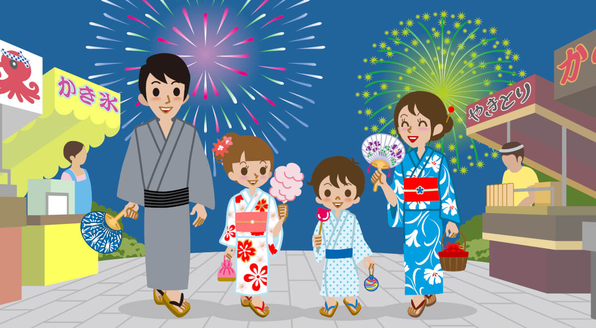 納涼祭にいく
