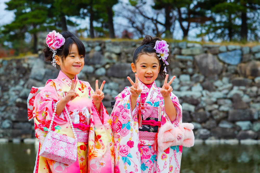 帯解きの儀を迎える子ども