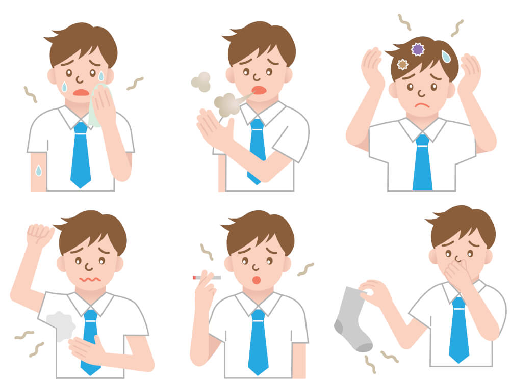 スメハラに気を付ける男性