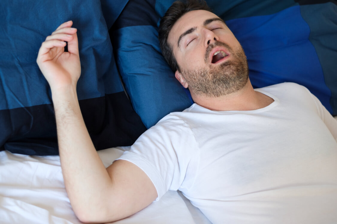 睡眠時無呼吸症候群の人