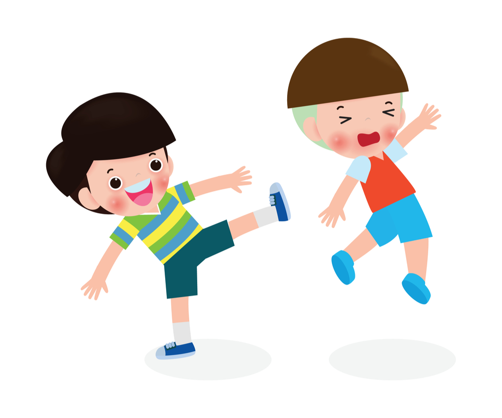 乱暴狼藉を働く男の子