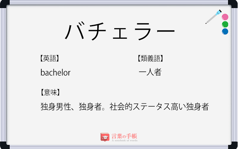 バチェラー の使い方や意味 例文や類義語を徹底解説 言葉の手帳 様々なジャンルの言葉や用語の意味や使い方 類義語や例文まで徹底解説します バチェラー の使い方や意味 例文や類義語を徹底解説 言葉の手帳 様々なジャンルの言葉や用語の意味や使い方 類義語や例文まで徹底解説します