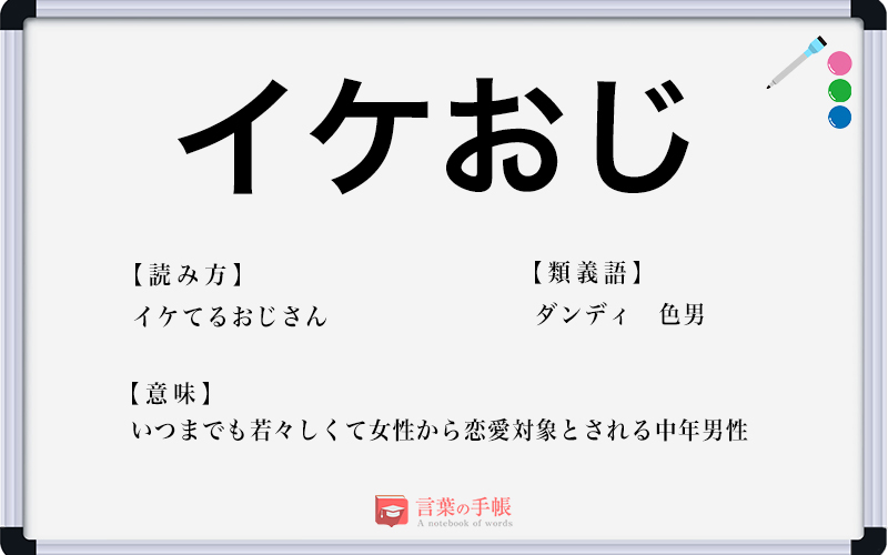 イケおじ の使い方や意味 例文や類義語を徹底解説 言葉の手帳 様々なジャンルの言葉や用語の意味や使い方 類義語や例文まで徹底解説します