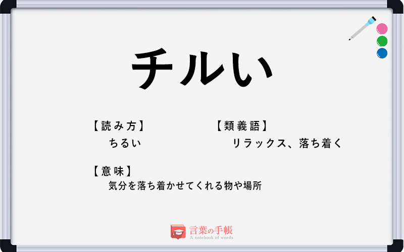 「ちるい」とはどういう意味ですか？